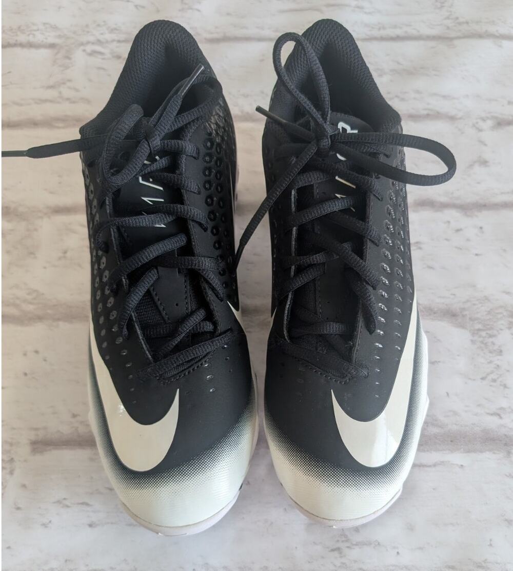 Nike Vapor Ultrafly 2 Keystone Men's Baseball Cleats Black White AO7945-003 Sz 8